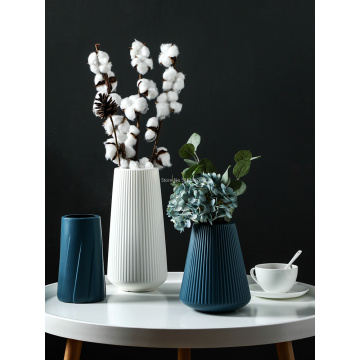 Nordic Plastic Vases Hydroponics Non-breakable Wedding Hydroponic Plants Creative Dried flower Vases Wedding Home Decorations