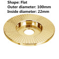 Flat 22mm gold