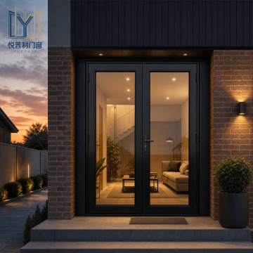 Black Frame Aluminum Door