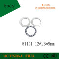 5Pcs 51101 12x26x9mm Axial Ball Thrust Bearing plane thrust ball bearing 8101 12*26*9mm for shaft