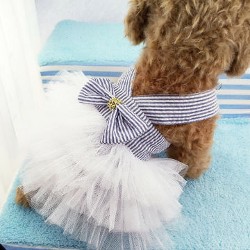 cute pet dog dress tulle soft cotton cat clothes pets apparel accessories dog clothing vestidos