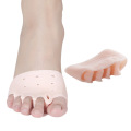 1 Pair Toe Separator Corrector Hallux Valgus Straightener Orthodontic Toe Braces Silicone Toe Foot Cover Care Tool