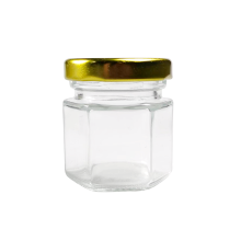Clear Glass Spice Honey Jar for Chili Spice