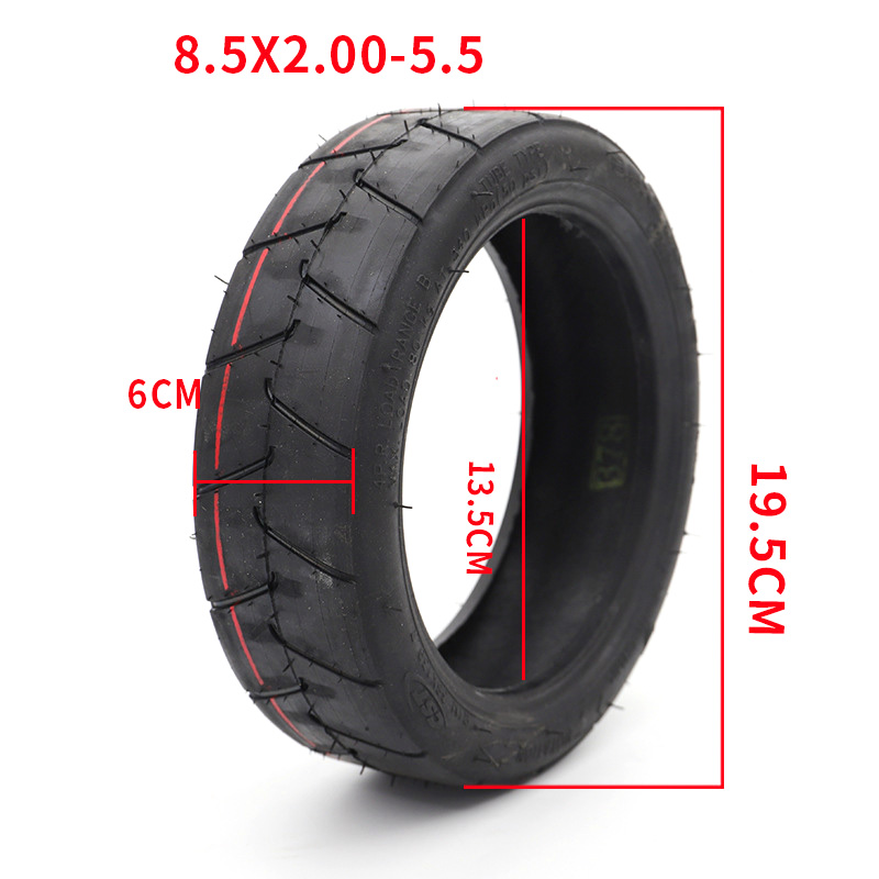 Coolride 8.5x2.00-5.5 Inner and Outer Tires Electric Scooter Millet Scooter Thickened Wheel CST New Tires for Halten Rs-01 Pro