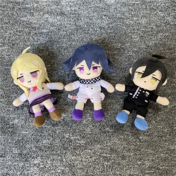15cm Anime Danganronpa V3 Dangan Ronpa Saihara Shuichi Plush Toy Cute Soft Stuffed Dolls key chains For Kid Christmas Gift