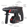 198Vf Brushless Electric Rotary Hammer Rechargeable Multifunction Electric Hammer Impact Power Drill Tool with 19800mAh Battery