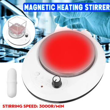 220V 1000MLMagnetic Heating Stirrer Magnetic Heating Agitator Stirrer Hotplate EU Plug Laborator Stirrering Machin With Stir Bar