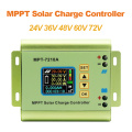 MPT-7210A LCD MPPT Solar Panel Charge Controller Aluminum Alloy for Lithium Battery output 600W 24V 36V 48V 60V 72V battery pack