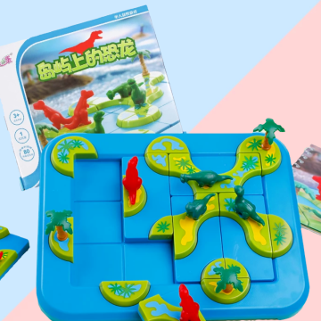 Mystic Islands 3D Path-Building Game Board Game Funny STEM Focused Prehistoric Brain Game and Puzzle Game for Ages 6 and Up