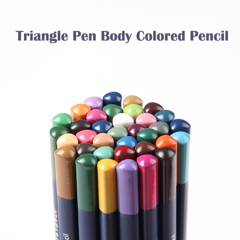 12/24/36/48/72 Colored Pencils Premium Soft Core Watercolor Pencils Professional Soluble color Pencil for Art School Supplies