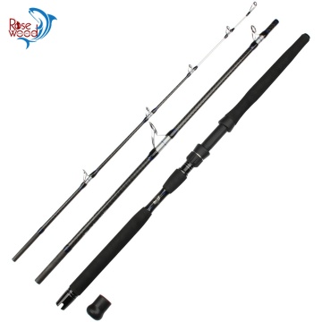 NEW 3-Piece Heavy Spinning Rod CW60-250g Telescopic Fishing Rod Moderate Fast Action Sea Fishing Pole Graphite Spin Rod