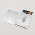 5pcs Thicken Anti Rfid Blocking Reader Lock Bank Card Holder ID Card Case Rfid Protection Metal Credit Card Holder Aluminium
