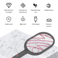 Hot Sale 3000V Electric Insect Racket Swatter Zapper USB 1200mAh Rechargeable Mosquito Swatter Kill Fly Bug Zapper Killer Trap
