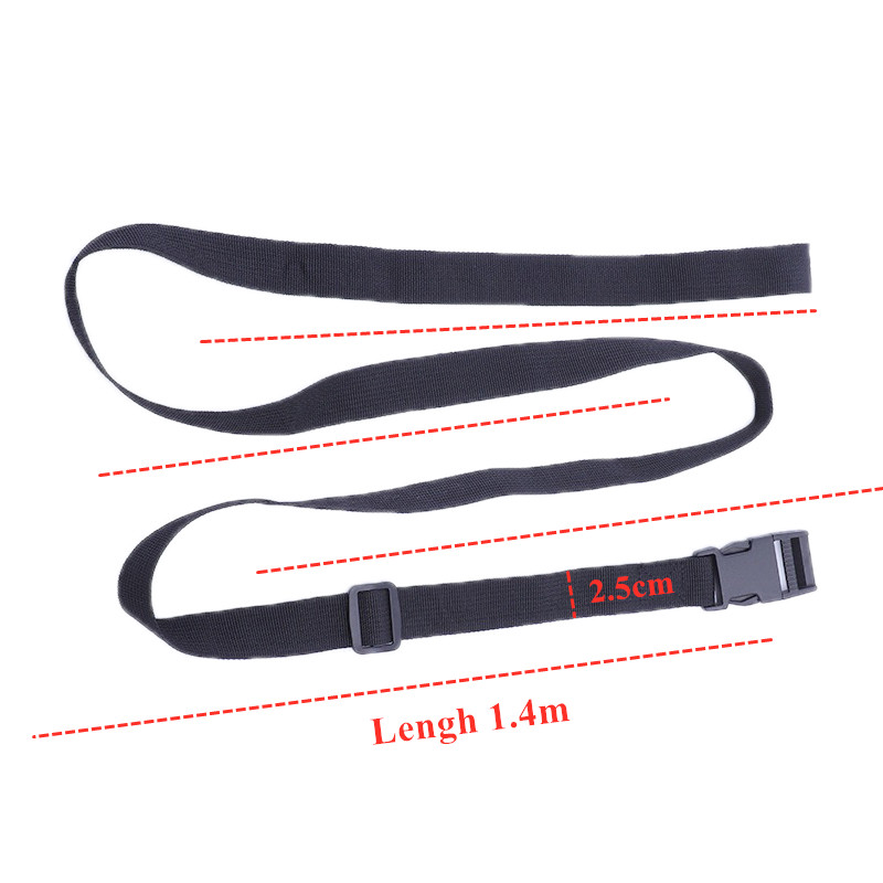 1.4M Buckle Tie-Down Belt Cargo Straps for Car Motorcycle Bike with PP Buckle Tow Rope Strong Card Buckle Belt for Luggage Bag