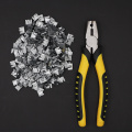 Cage Pliers For Chicken Bird Rabbit Cage Installation Clamp And Repair Tool Catch The Clamp Pliers Nail 300 Nails 1 Pliers