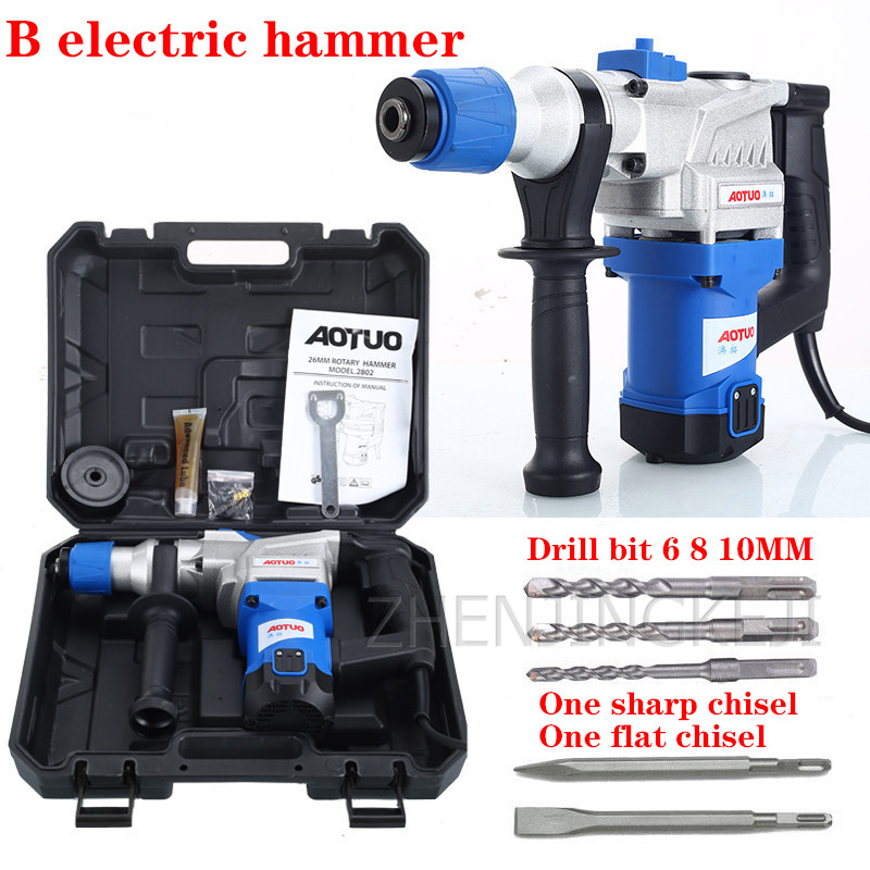 Power Tools Electric hammer Electric pick Rotary Hammer Shock Electric Perforator Tools Hammer Drill impact Electric Breaker