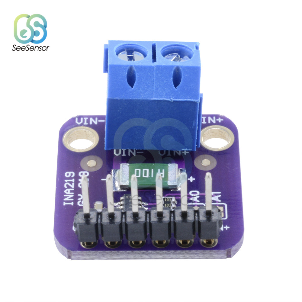 INA219 GY219 DC Current Power Supply Breakout Sensor Module Board Sensor Module I2C Interface INA219B DIY Electronic for Arduino
