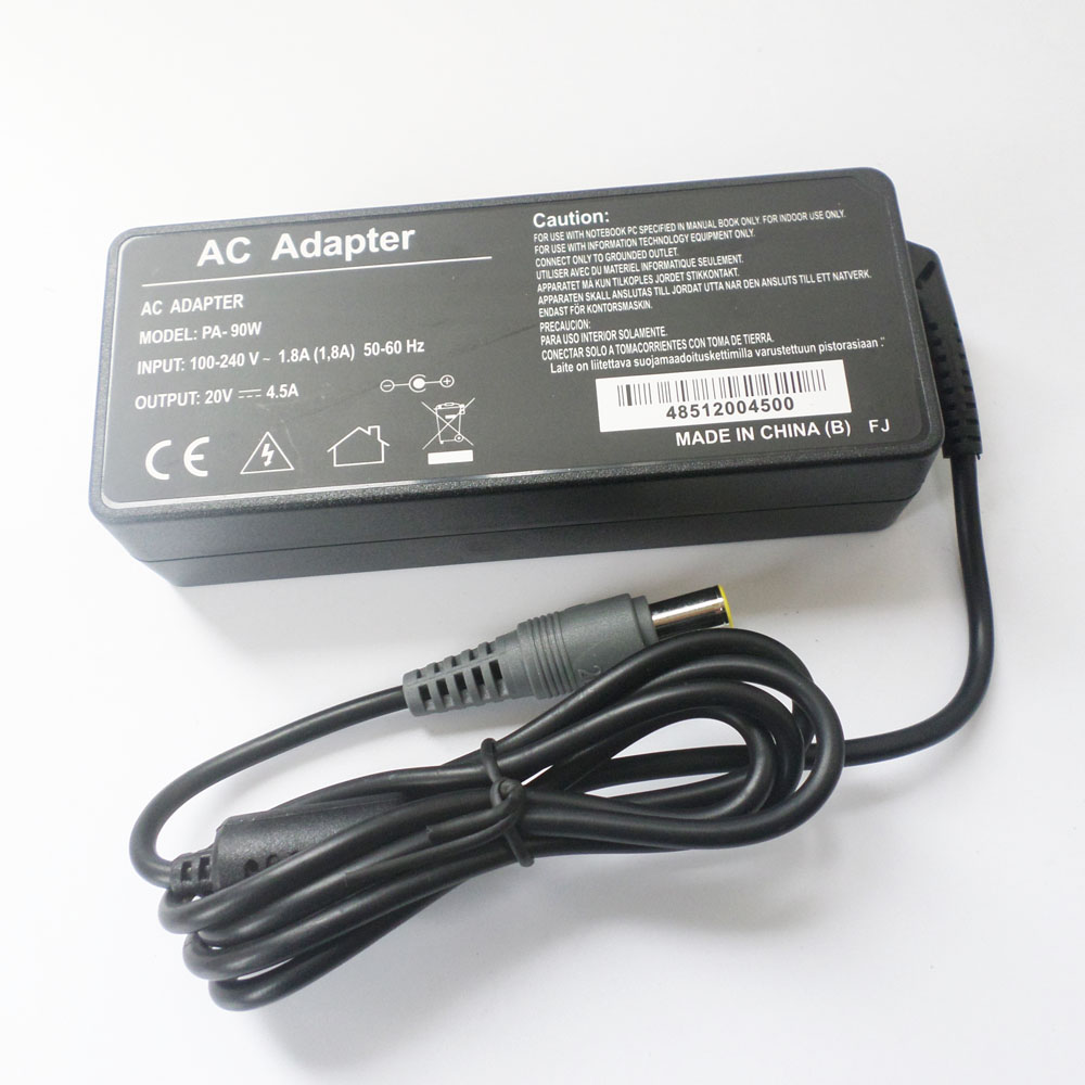 Laptop Power Supply Charger Plug 90W For Lenovo ThinkPad Z61t Z61p X121 X200 X201 X220 X230 X300 X301 20V 4.5A AC Adapter NEW