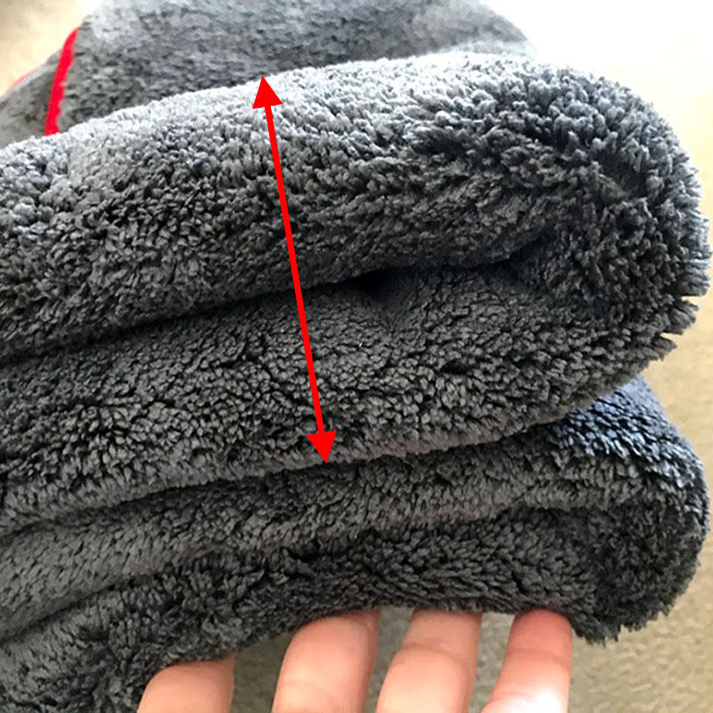 60*90 1200GSM Car Detailing Microfiber Towel Car Cleaning Drying Cloth Thick Car Washing Rag for Cars Kitchen Car Care Cloth