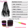 Senegal Twist 18'' Synthetic Ombre Braiding Hair Extensions Bohemia Style Curly Crochet Braid Hair
