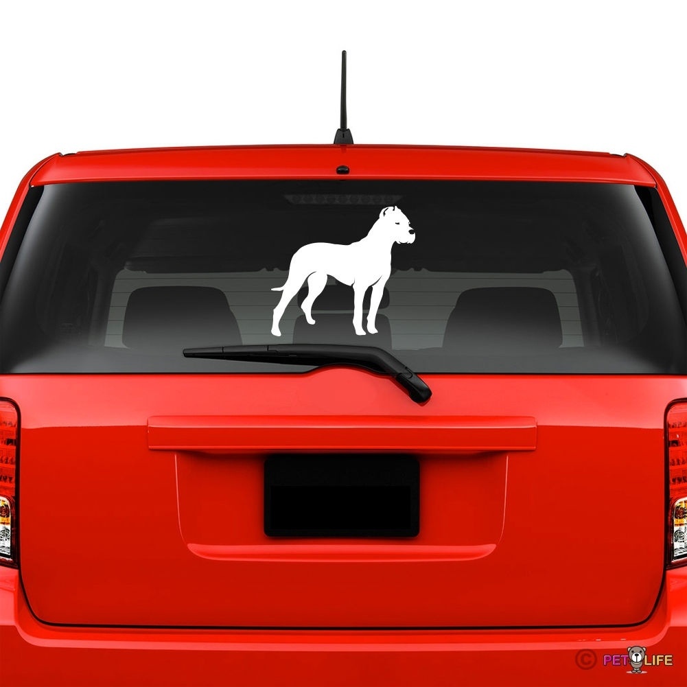 Dogo Argentino Windshield Sticker Vinyl Auto Window v2 window decals
