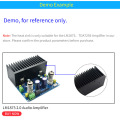 UNISIAN 1PC Aluminum Heatsink IC Heat Sink Electronic Chip Radiator Cooling cooler For TDA7293 LM1875 Other Chips 120*50*50mm