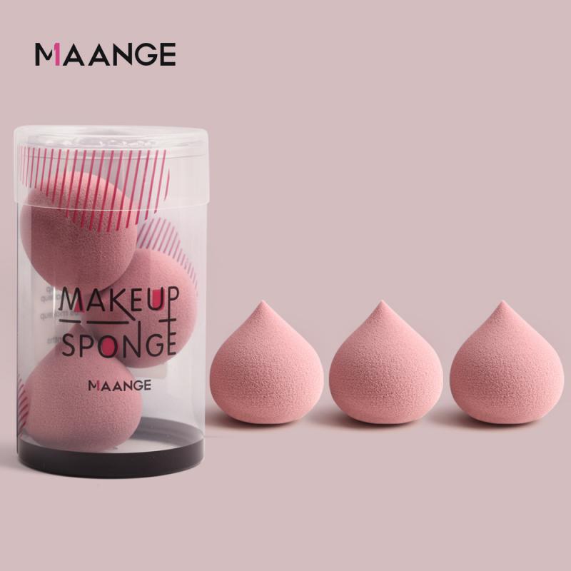 3pcs Makeup Sponge Concealer Smooth Cosmetic Powder Puff Cut Shape Foundation Water Drop Bevel Make Up Blender Tool Dropshipping