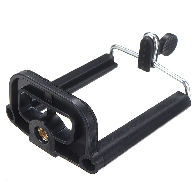55-85MM Cell Phone Holder Clip Fit for 1/4" Tripod Stand Tablet Camera Stand Bracket Hole Selfie Stick Phone Clip Accessories