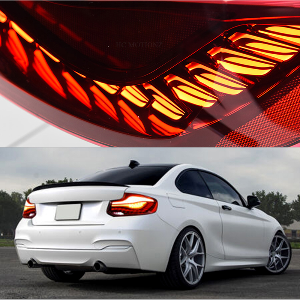 HCMOTIONZ LED Tail Lights for BMW 2 Series M2 F22 F23 F87 218 220i 230 2014-2022