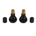 New 10 Pcs Universal TR412 Snap-in Rubber Car Vacuum Tire Tubeless Tyre Valve Stems For Auto Motorcycle ATV Wheel Accessories