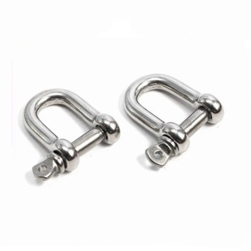 1pc M4-M12 100% A2 Stainless Steel 304 D-type Dee Shackle , High Quality Antirust D Shackle , SUS 304 M4-M12 Dee Shackle