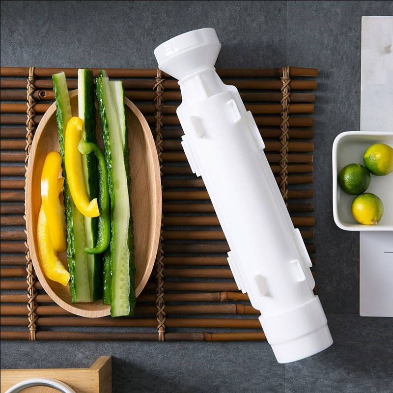 New Sushi Maker Roller Rice Mold Sushi Bazooka Vegetable Meat Rolling Tool DIY Sushi Making Machine Kitchen Sushi Tool