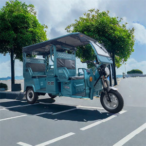 Powerful Passenger Tricycle 6 Seat Tuk Tuk Taxi Tricycle Electric Rickshaw for Adults