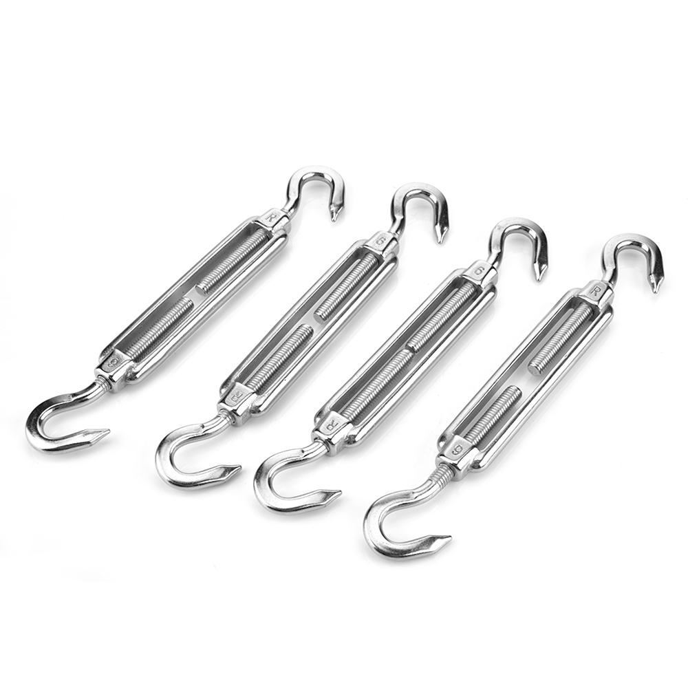 Awning Install Attachment Set Heavy Duty Sun Shade Sail Stainless Steel Hardware Kit for Home Garden Sunshade Fixing Accessories