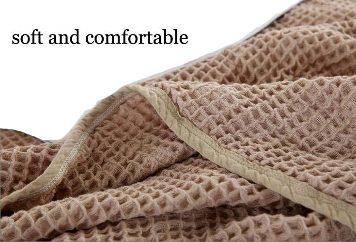 41 Cotton Waffle Towel Blanket for Bed Soft Throws For Kids Teens Lightweight Bedspread Back To School Teenager Rugs