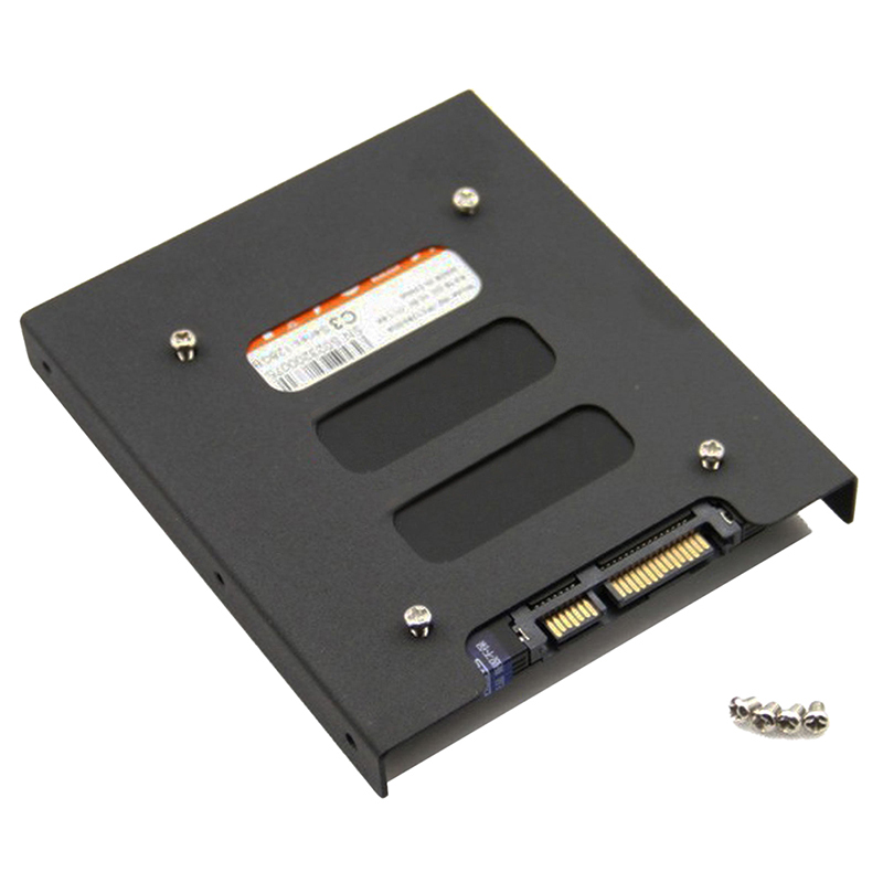 Useful 2.5 Inch SSD HDD To 3.5 Inch Metal Mounting Adapter Bracket Dock Screw Hard Drive Holder For PC Hard Drive Enclosure