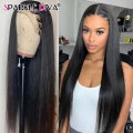 Straight Human Hair Wigs 13x4 Lace Front Wig Brazilian Human Hair 150 Density Remy Lace Front Human Hair Wigs For Black Women