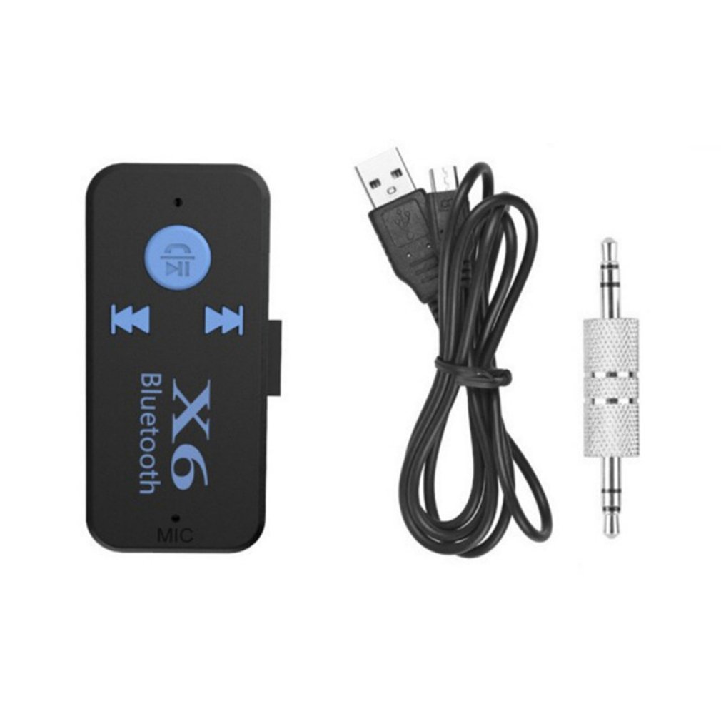 2021 NEW Car Handsfree Call Music Adapter X6 Audio Receiver Car Audio Adapter Pluggable Tf Card Portable Walkman