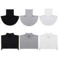 Fashion Womens Fake Collar Faux Turtleneck Neck Dickey False Mock Blouse Half Top Collar Neck Cover turtleneck sweater Collar