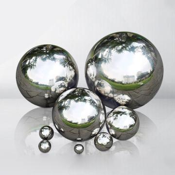 1pc Seamless Hollow Ball 304 Stainless Steel Mirror Ball Sphere 120/150/200/300mm For Garden Decorations