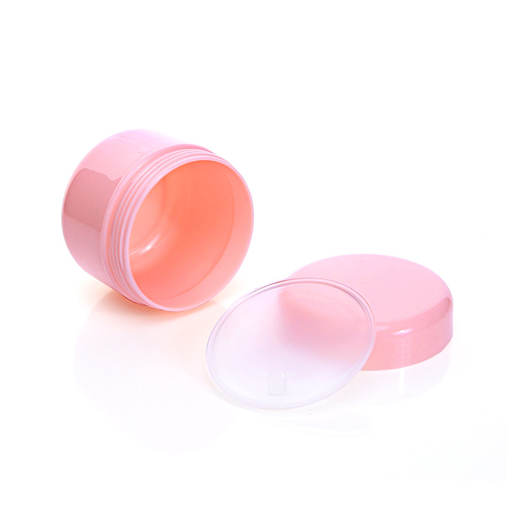 5Pcs Plastic Empty Makeup Jar Pot With Lid 20ml 50ml 100ml Refillable Sample bottles Travel Face Cream Lotion Cosmetic Container