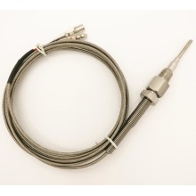 High Quality thin EGT Probe Exhaust Gas Temp Sensor Sender Gauge Meter Unit 1/8 NPT K type 0-1200c 2m 2520 stainless steel