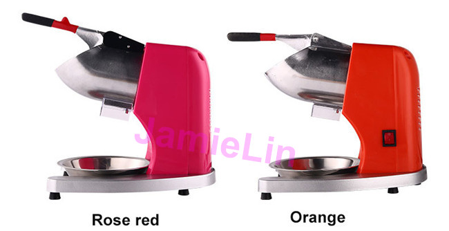 95kg/h Electric Ice crusher shaver snow cone ice block making machine household commercial sand ice maker tea shop