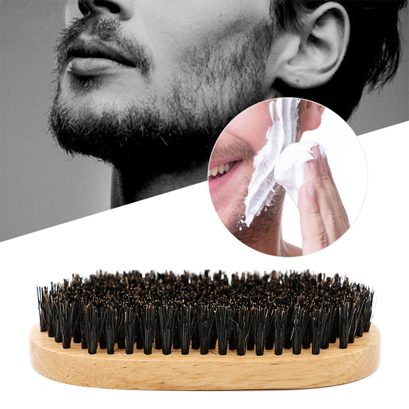 Men's Beard Shaping Kit Shaving Brush Comb Scissor Set Men Fashion Hair Styling Face Hair Removal Mustache Trim Accessory Tool