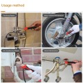 Universal Wrench Adjustable and Grip Torque Wrench Fast Faucet Tool Hook Wrench Set Tool Kit for Home Tool for Car Repair