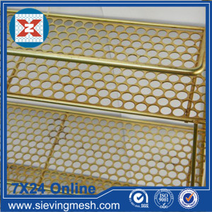 Brass Perforated Metal Mesh