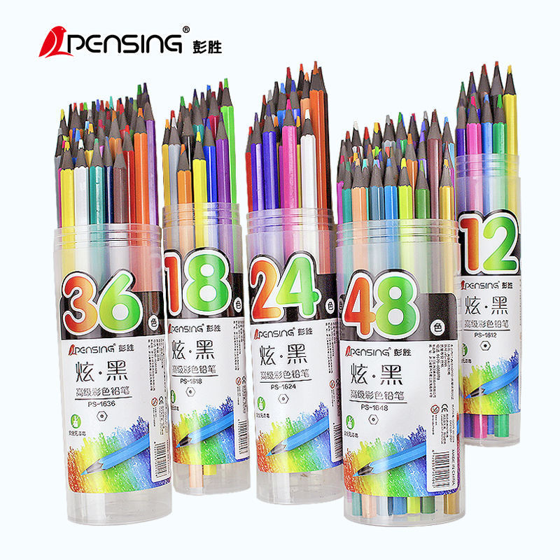Advanced Professional Color Pencil Wood-free Hand-painted Colour Pencil Set for Children Oil Colored Pencil Crayon Art Drawing