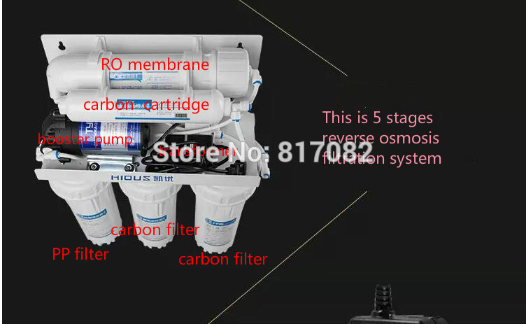 OEM Assemble 50GPD/75G/100G/200G/300G/400GPD Filter/RO Purifier Aaccording To Requirements For Household Or Aquarium