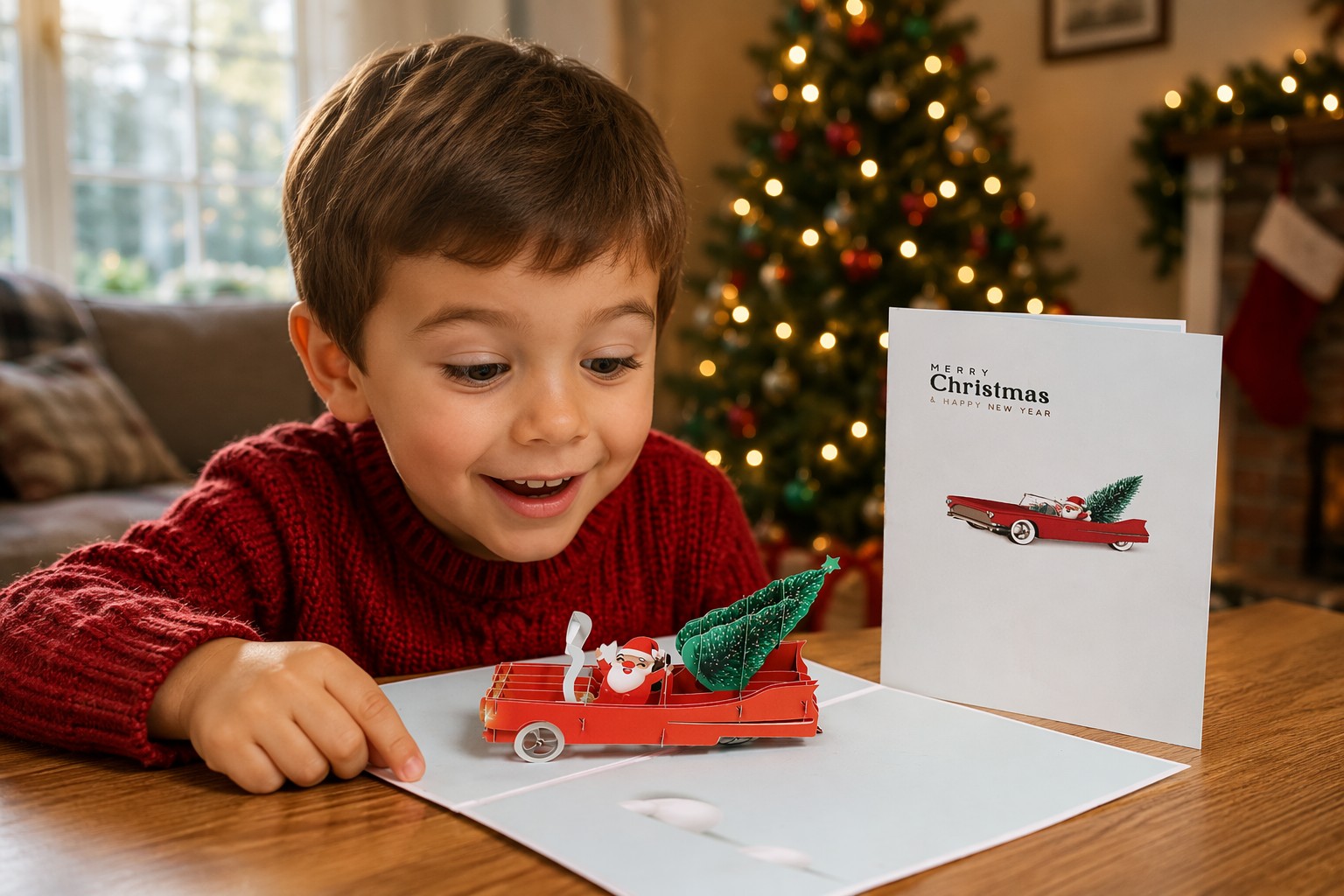3D Christmas Greeting Card