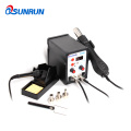 8586 700W 110V/220V ESD Soldering Station LED Digital Desoldering Station BGA Rework Solder Station Hot Air Gun Welding Tool